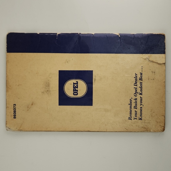 1967 Opel Kadett Owner's Manual VUC - Picture 3 of 13